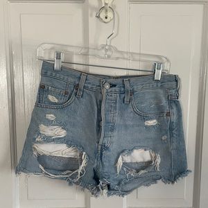 Levis jean shorts